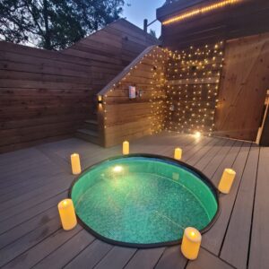 Glamping with Heated Pool
